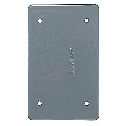 Thomas & Betts E980CN-CAR Polycarbonate 1-Gang Weatherproof Non-Metallic Box Cover 4-5/8-Inch x 2-7/8-Inch x 0.140-Inch Carlon&reg;