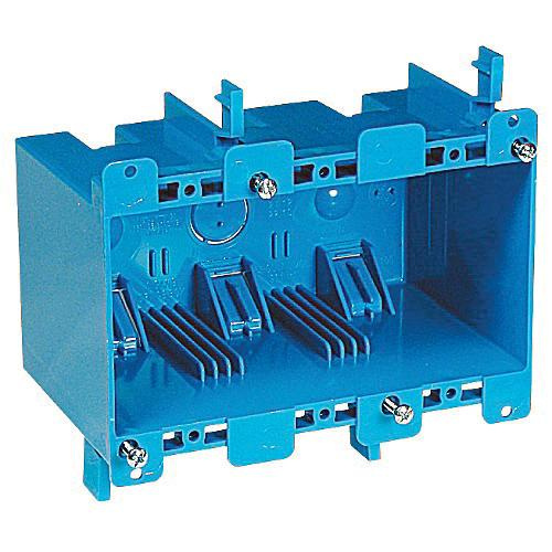 Thomas & Betts B355R PVC 3-Gang Outlet Box 2.790-Inch x 5.720-Inch x 3.690-Inch 55-Cubic-Inch Carlon&reg;