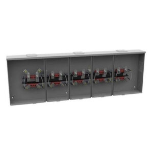 Milbank U8215-XL 1-Phase Ringless Meter Socket 4 Jaw 5-Position 100-Amp