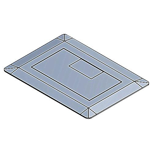 Thomas & Betts E9761S Thermoplastic 1-Gang Non-Metallic Open Floor Box Cover With Carpet Flange 7.13-Inch x 5-Inch Carlon&reg;