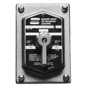 Crouse-Hinds DSD925 600-Volt AC 3-Position Heavy-Duty Factory Sealed Explosionproof Dust-Ignitionproof Raintight Wet Location Selector Switch Natural