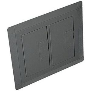 Thomas & Betts E9762S Thermoplastic 2-Gang Non-Metallic Open Floor Box Cover With Carpet Flange 7.13-Inch x 8.25-Inch Carlon&reg;