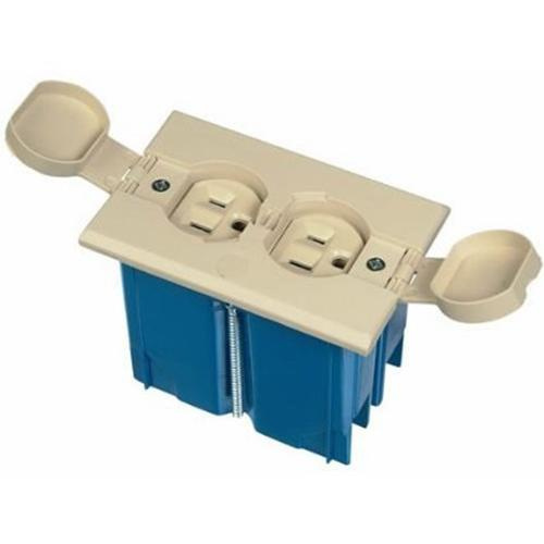 Thomas & Betts B121BFBR 1-Gang Residential Non-Metallic Adjustable Floor Box 3.33-Inch 20-Cubic-Inch Carlon&reg; Adjust-A-Box