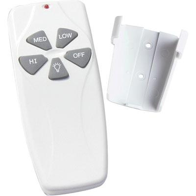 P1173.jpg Progress Lighting P2614-01 Utilitarian/Commodity Handheld Fan/Light Remote Control White