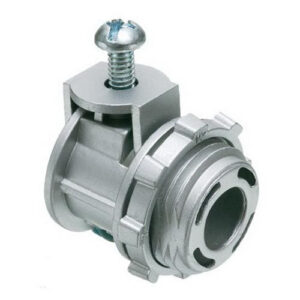 P1178.jpg Arlington SG38 Die Cast Zinc Non-Insulated Throat Straight Connector 3/8-Inch Saddlegrip®