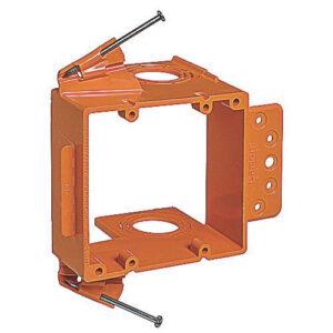 Thomas & Betts SC200A Orange Screw-On Mount 2-Gang Non-Metallic Low Voltage Bracket Carlon&reg;