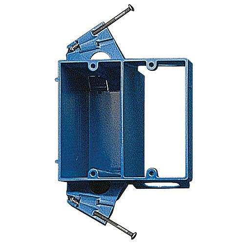 Thomas & Betts SC200DV PVC 2-Gang Dual Voltage Box With Bracket 4.040-Inch x 3.690-Inch x 3.670-Inch 20.5-Cubic-Inch Carlon&reg;