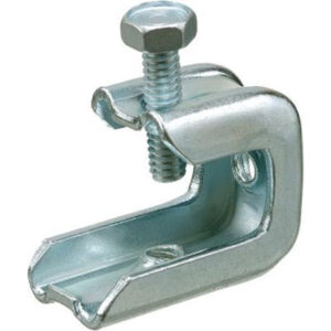P1187.jpg Arlington BC38 Steel Square Head Beam Clamp 3/8-16 Threaded Rod 0.93-Inch Jaw Opening Plated