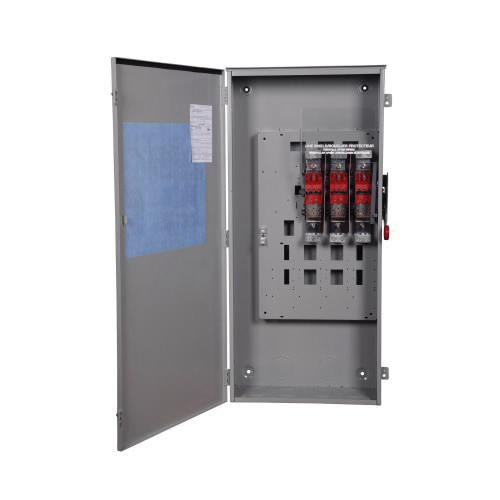 Eaton DH366URK 3-Wire 3-Pole Non-Fusible K Series Heavy-Duty Safety Switch 600-Volt AC 600-Amp NEMA 3R