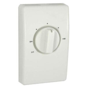 P11875.jpg TPI D2022H10BA 2-Pole Line Voltage Thermostat 277-Volt AC Shadow White