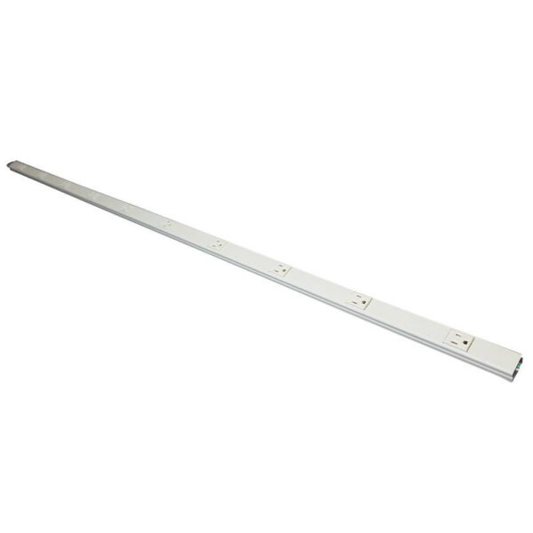 Wiremold G20GB606 125-Volt 15-Amp 12 Outlet 2000 Series 2-Piece 3-Wire 1-Channel Multi-Outlet Strip Gray Plugmold&reg;