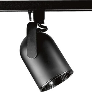 Progress Lighting P9203-31 Round Back Track Head Ceiling Light 75-Watt 120-Volt Black Alpha Trak&reg;