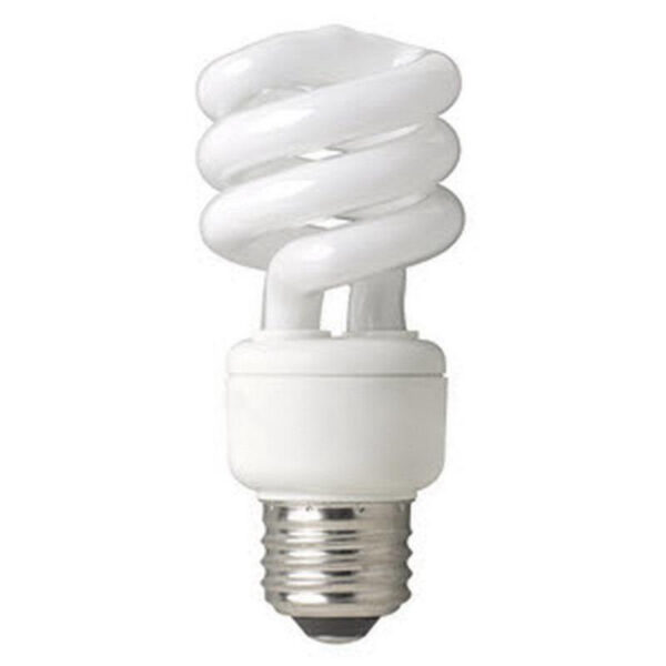 P120622.jpg TCP 8010143 T3 Compact Fluorescent Lamp 14-Watt E26 Medium Base 82 CRI 2700K SpringLamp®