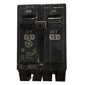 GE Industrial THQB2115 Bolt-On Mount Type THQB Miniature Circuit Breaker 2-Pole 15-Amp 120/240-Volt AC