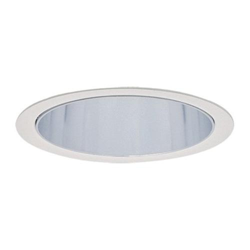 Lightolier 1113WH 6-3/4-Inch Down Light Cone Reflector Trim Round Matte White LyteCaster