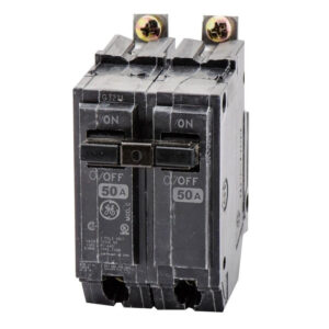 GE Industrial THQB2150 Bolt-On Mount Type THQB Miniature Circuit Breaker 2-Pole 50-Amp 120/240-Volt AC