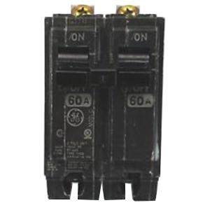 GE Industrial THQB2160 Bolt-On Mount Type THQB Miniature Circuit Breaker 2-Pole 60-Amp 120/240-Volt AC