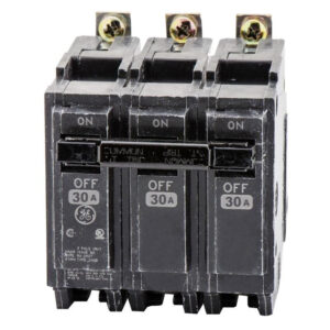 GE Industrial THQB32030 Bolt-On Mount Type THQB Miniature Circuit Breaker 3-Pole 30-Amp 240-Volt AC