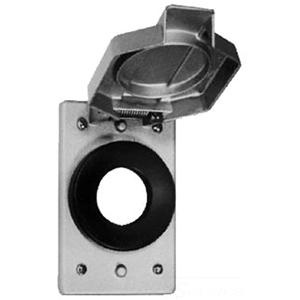 P122182.jpg Crouse-Hinds WLRS1 Die Cast Copper Free Aluminum 1-Gang Weatherproof Self-Closing Spring Door Rectangular Cover 4.44-Inch Length x 2.91-Inch Width x 1.13-Inch Depth