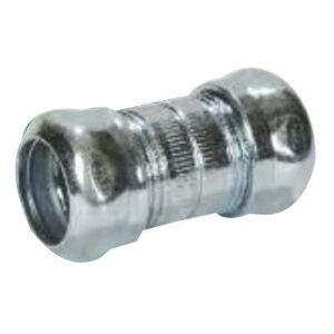 P12222.jpg Sepco S1016 Zinc Plated Steel EMT Compression Coupling 1/2-Inch