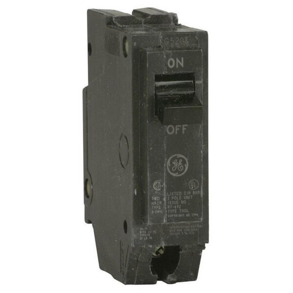 GE Industrial THQL1120 Plug-In Mount Type THQL Feeder Molded Case Circuit Breaker 1-Pole 20-Amp 120/240-Volt AC