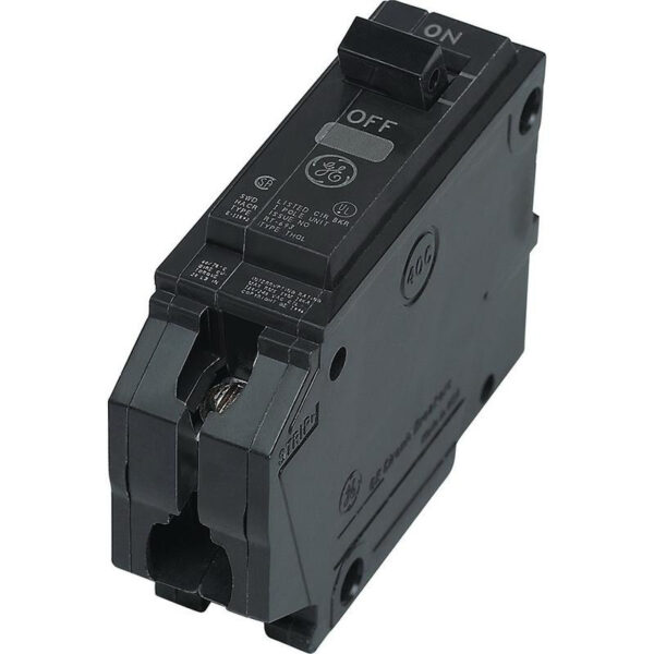 GE Industrial THQL1150 Plug-In Mount Type THQL Feeder Molded Case Circuit Breaker 1-Pole 50-Amp 120/240-Volt AC