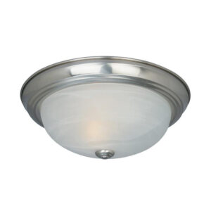 Designers Fountain 1257S-SP-AL 2-Light Small Ceiling Fixture 60-Watt 120-Volt Satin Platinum Decorative