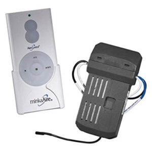 Minka-Aire RCS223 120-Volt 3-Speed Hand Held Fan And Up/Down Light Dimmer With Receiver White