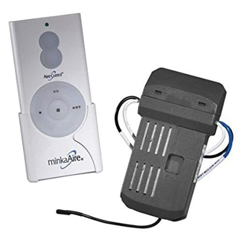 Minka-Aire RCS223 120-Volt 3-Speed Hand Held Fan And Up/Down Light Dimmer With Receiver White