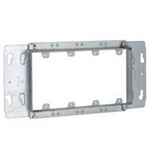 Raco 823 Pre-Galvanized Steel 4-Gang Device Cover 10-11/16-Inch x 4-1/2-Inch x 3/4-Inch Raised