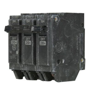 GE Industrial THQL32020 Plug-In Mount Type THQL Feeder Molded Case Circuit Breaker 3-Pole 20-Amp 240-Volt AC