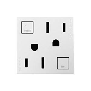 Adorne AGFTR152-W4 125 Volt 15 Amp Tamper-Resistant GFCI Outlet White