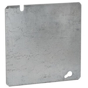 Raco 832 Pre-Galvanized Steel Flat Square Cover 4-11/16-Inch x 4-11/16-Inch x 0.060-Inch