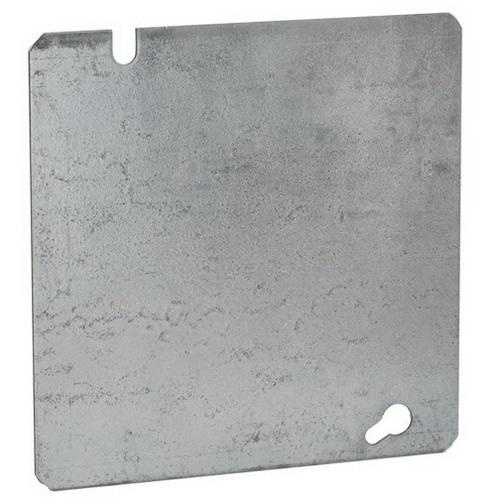 Raco 832 Pre-Galvanized Steel Flat Square Cover 4-11/16-Inch x 4-11/16-Inch x 0.060-Inch