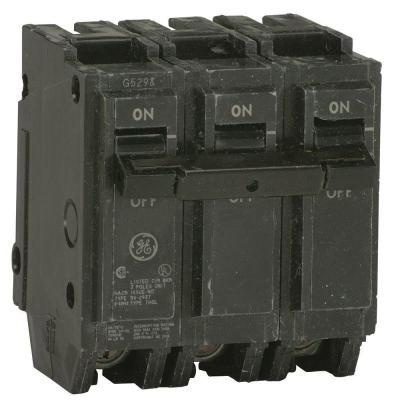 P12369.jpg GE Industrial THQL32030 Plug-In Mount Type THQL Feeder Molded Case Circuit Breaker 3-Pole 30-Amp 240-Volt AC
