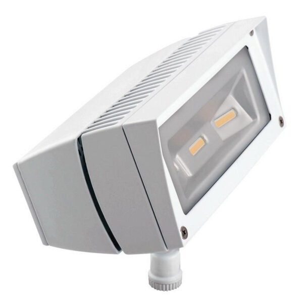 P124200.jpg Rab FFLED18W/PC Future Flood Series LED Flood Light Fixture 18-Watt 120-Volt Button White