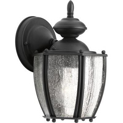 Progress Lighting P5762-31 1-Light Wall Lantern 100-Watt 120-Volt Black Roman Coach