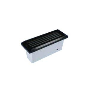 NSL LBR-L-WH-BK LED Brick Star Light With Louver Cover 5.2-Watt 120-Volt 3100K Black Powder Coated Cover