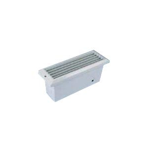 NSL LBR-L-WH-WH LED Brick Star Light With Louver Cover 5.2-Watt 120-Volt 3100K White Powder Coated Cover