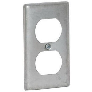 Raco 864 Galvanized Sheet Steel 1-Gang Flat Handy Box Cover 2-5/16-Inch x 0.130-Inch x 4-3/16-Inch
