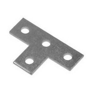 P12490.jpg Power Strut PS-714-EG Electrogalvanized Steel 3-Hole Tee Plate