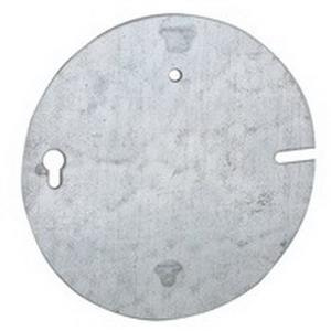 Raco 892 Pre-Galvanized Steel Flat Blank Concrete Ring Back Plate 4-1/2-Inch x 0.06-Inch