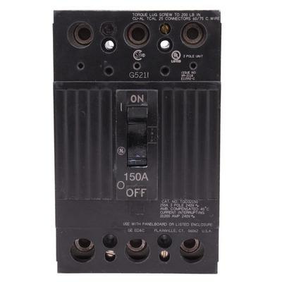 P12534.jpg GE Industrial TQD32150WL Type TQD Molded Case Circuit Breaker 3-Pole 150-Amp 240-Volt AC