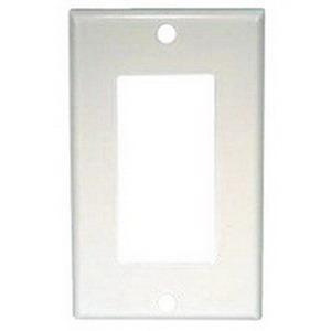 Mulberry 97401 Device Mount Standard Size 1-Gang GFI Block Wallplate 1-Block Duplex/GFI Receptacle Stainless Steel