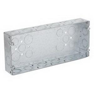 Raco 953 Pre-Galvanized Steel 4-Gang Multi-Gang Box 10-7/16-Inch x 4-1/2-Inch x 1-5/8-Inch 72.8-Cubic-Inch