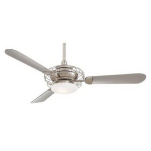 P126154.jpg Minka-Aire F601-BS/BN Acero Ceiling Fan With Light 52-Inch 3 Blade 3-Speed Brushed Steel/Brushed Nickel