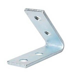 P12619.jpg Power Strut PS-793-45-DEG-EG Electrogalvanized Steel 4-Hole 45-Degree Closed Angle