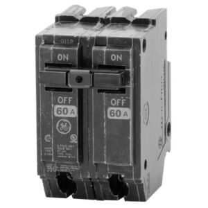 GE Industrial THQL2160 Plug-In Mount Type THQL Feeder Molded Case Circuit Breaker 2-Pole 60-Amp 120/240-Volt AC