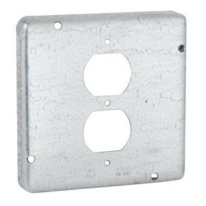 Raco 972 Pre-Galvanized Steel Exposed Work Cover 4-11/16-Inch x 4-11/16-Inch x 1/2-Inch