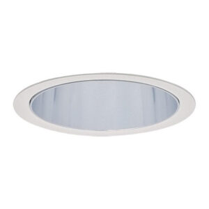 Lightolier 1013WH 5-Inch Down Light Cone Reflector Trim Round Matte White LyteCaster